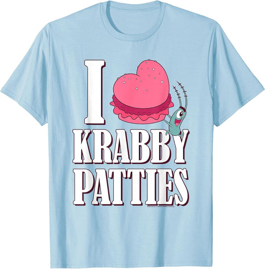 Spongebob I Heart Krabby Patties Plankton Valentine's Day