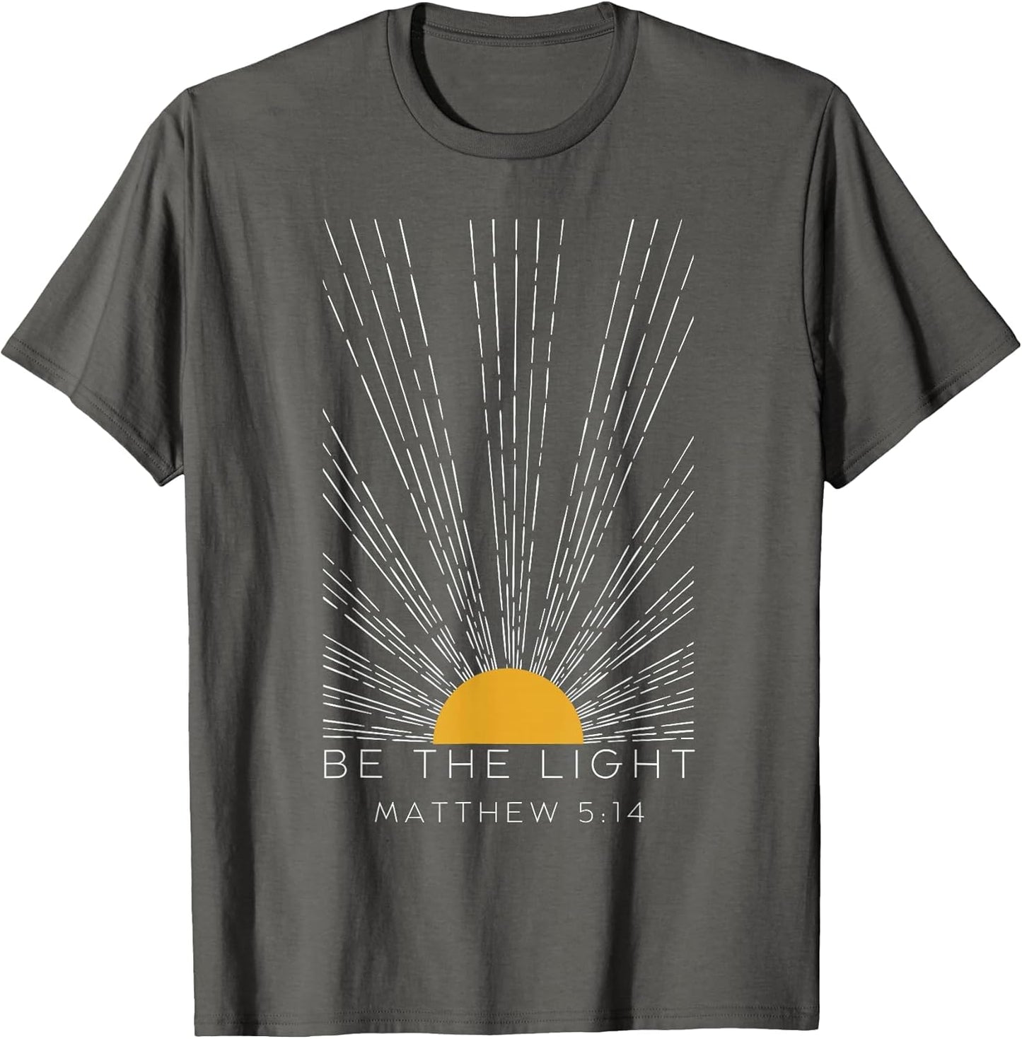 Be The Light Christian Jesus Faith Bible Verse Sunburst