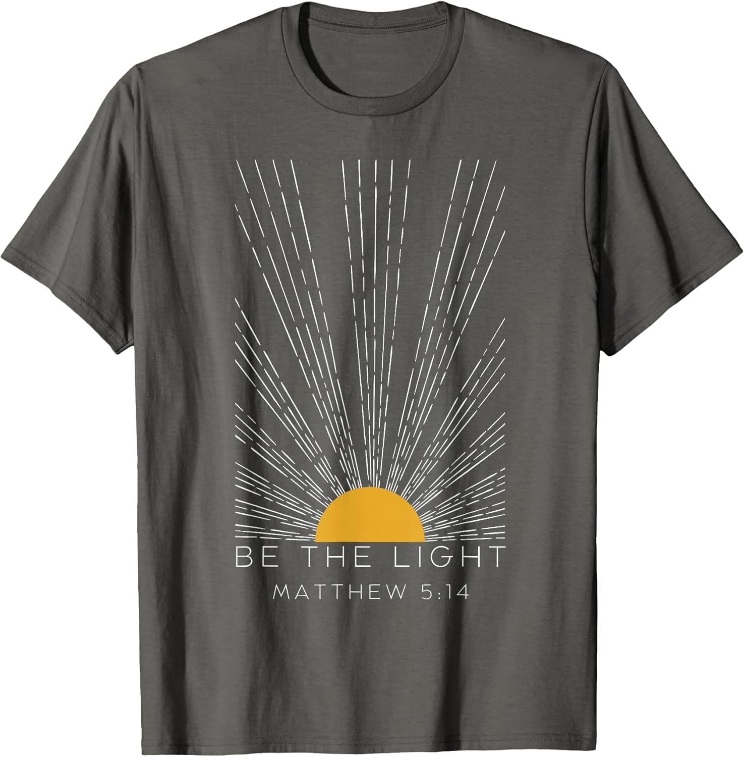 Be The Light Christian Jesus Faith Bible Verse Sunburst