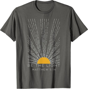 Be The Light Christian Jesus Faith Bible Verse Sunburst