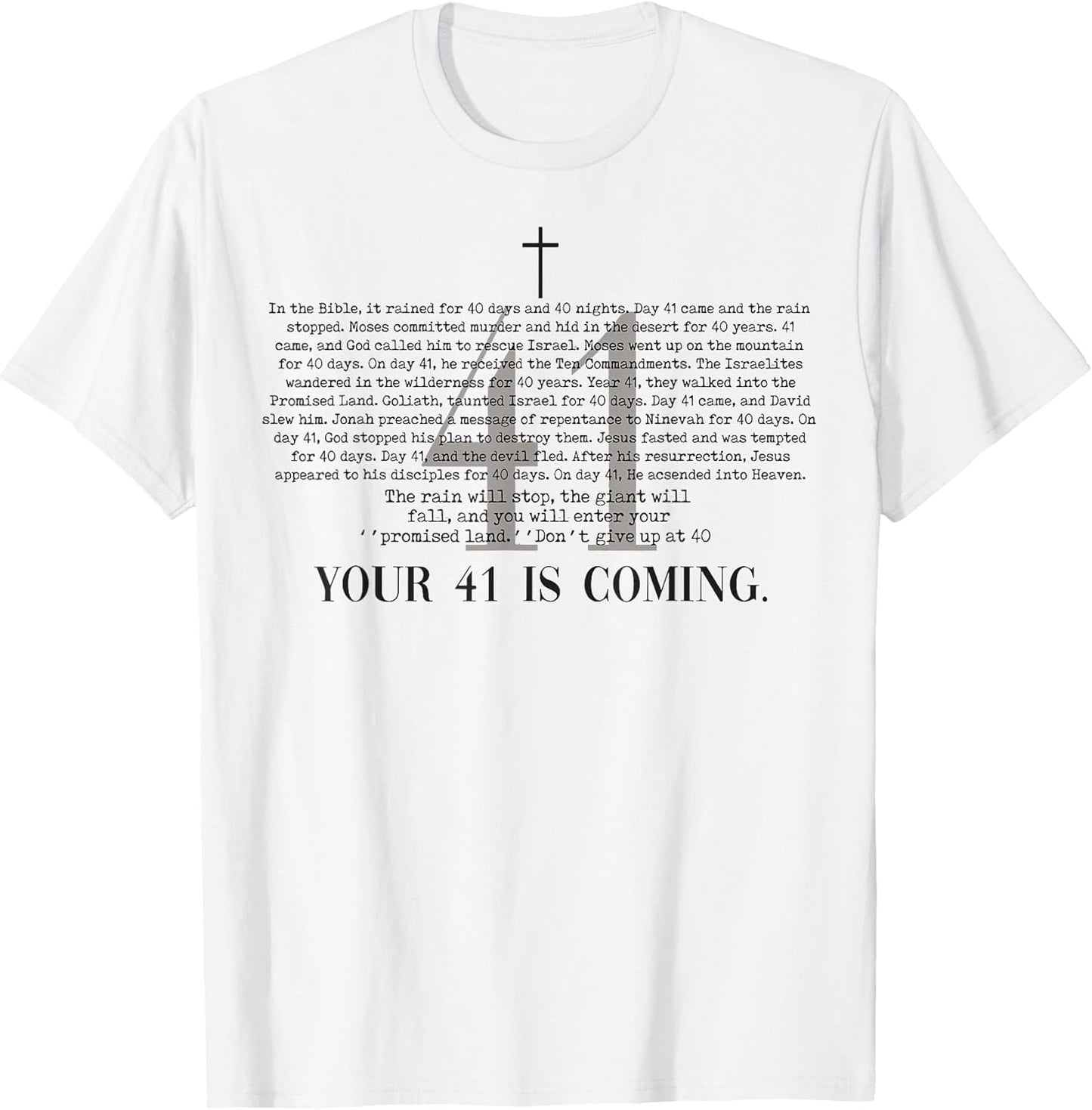 Your 41 is Coming Christian