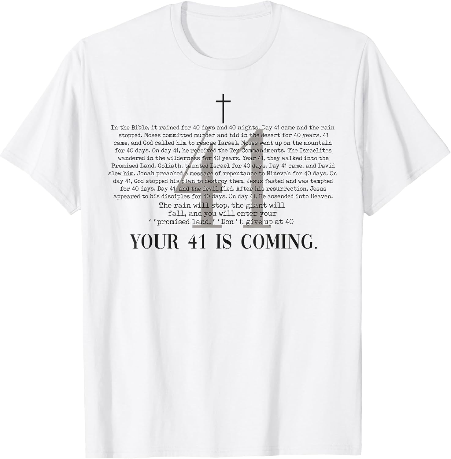 Your 41 is Coming Christian