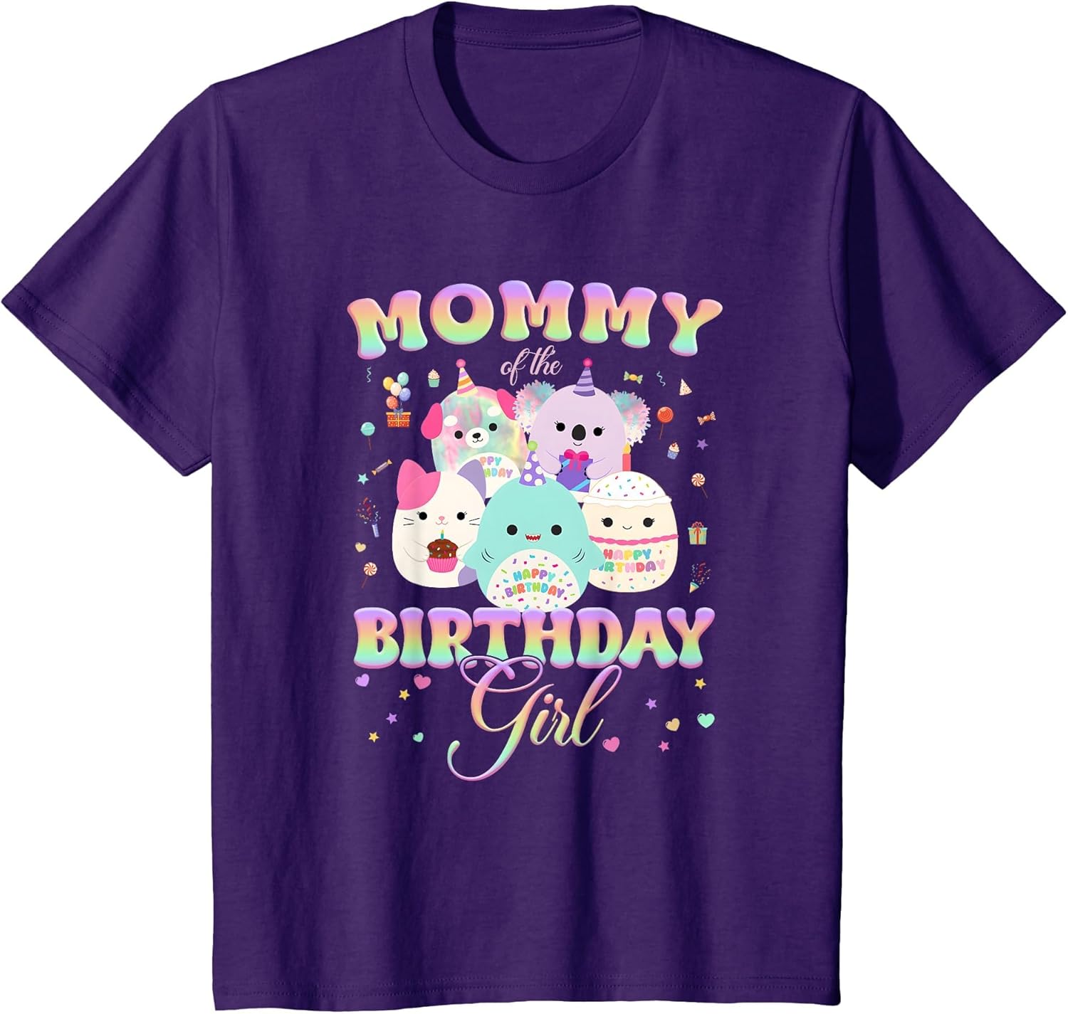 Birthday Family Squish Squad Mommy of The Birthday Girl