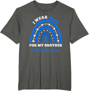 I Wear Blue for My Brother T1D Type 1 Diabetes Awareness