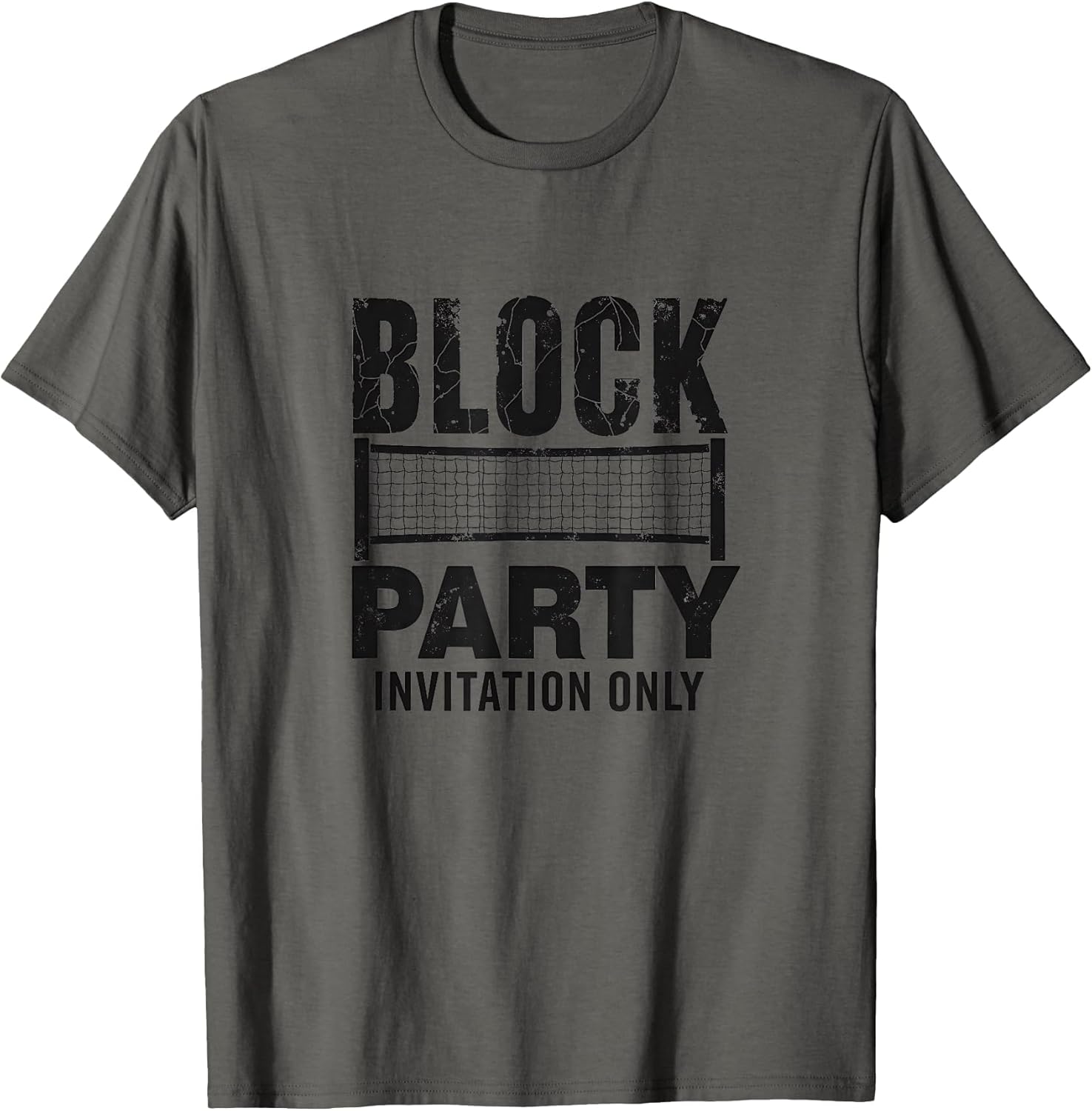 Block Party Invitation Only Volleyball Design