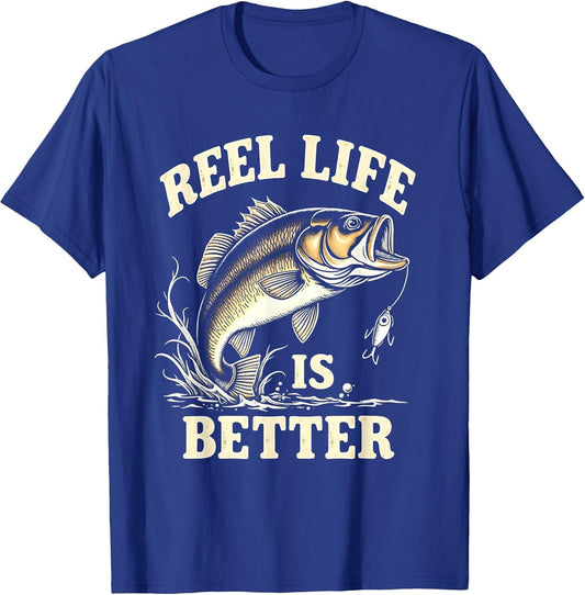 Reel Life Is Better Fishing Graphic Design