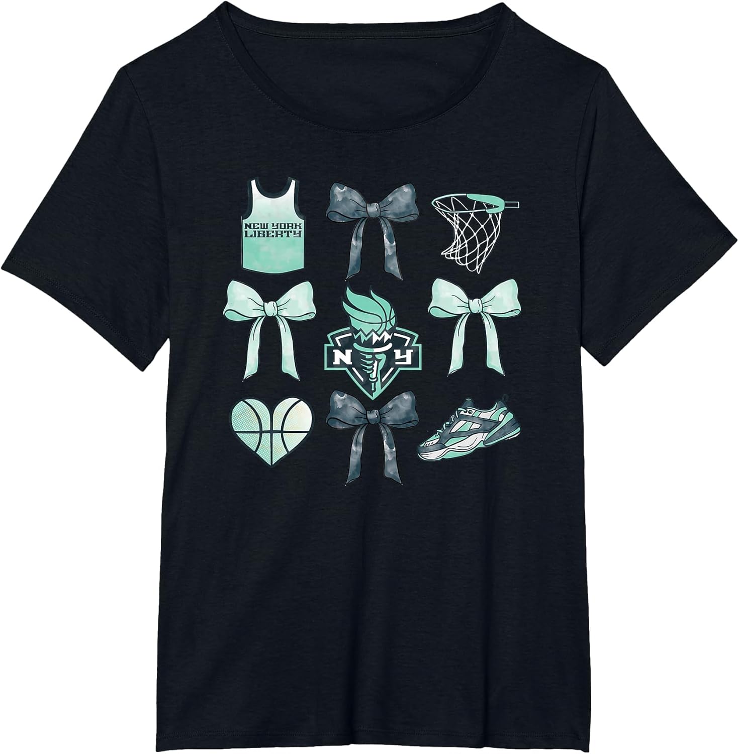 WNBA New York Liberty Bow Grid