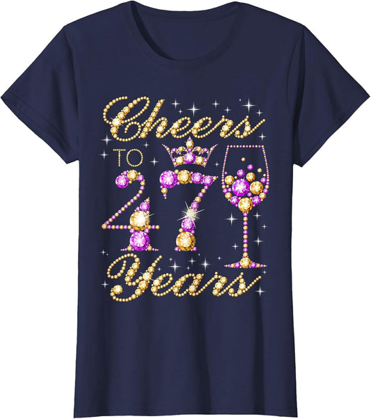 Cheers to 47 Years Old Queen 47th Birthday Party