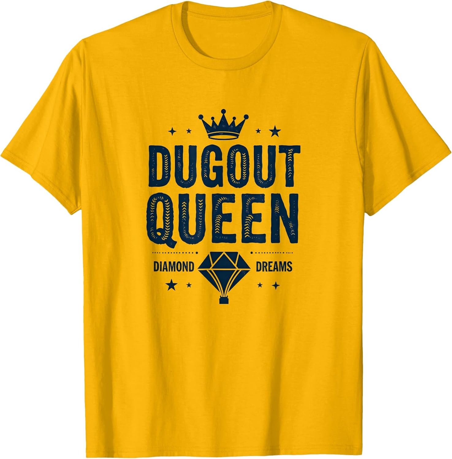 Dugout Queen Diamond Dreams Softball Mom Design