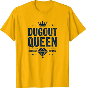Dugout Queen Diamond Dreams Softball Mom Design