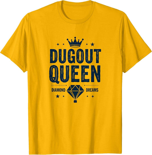 Dugout Queen Diamond Dreams Softball Mom Design