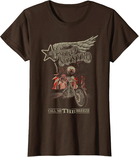 Lynyrd Skynyrd Call Me Breeze Biker Eagle Classic Retro Rock