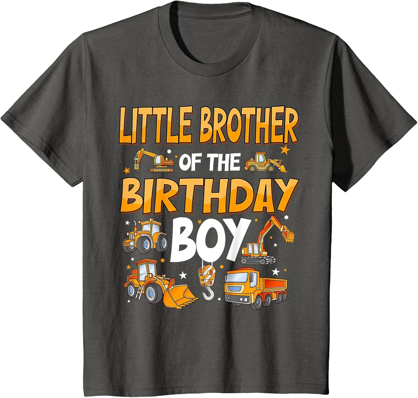 Little Brother of The Birthday Boy Construction Excavator