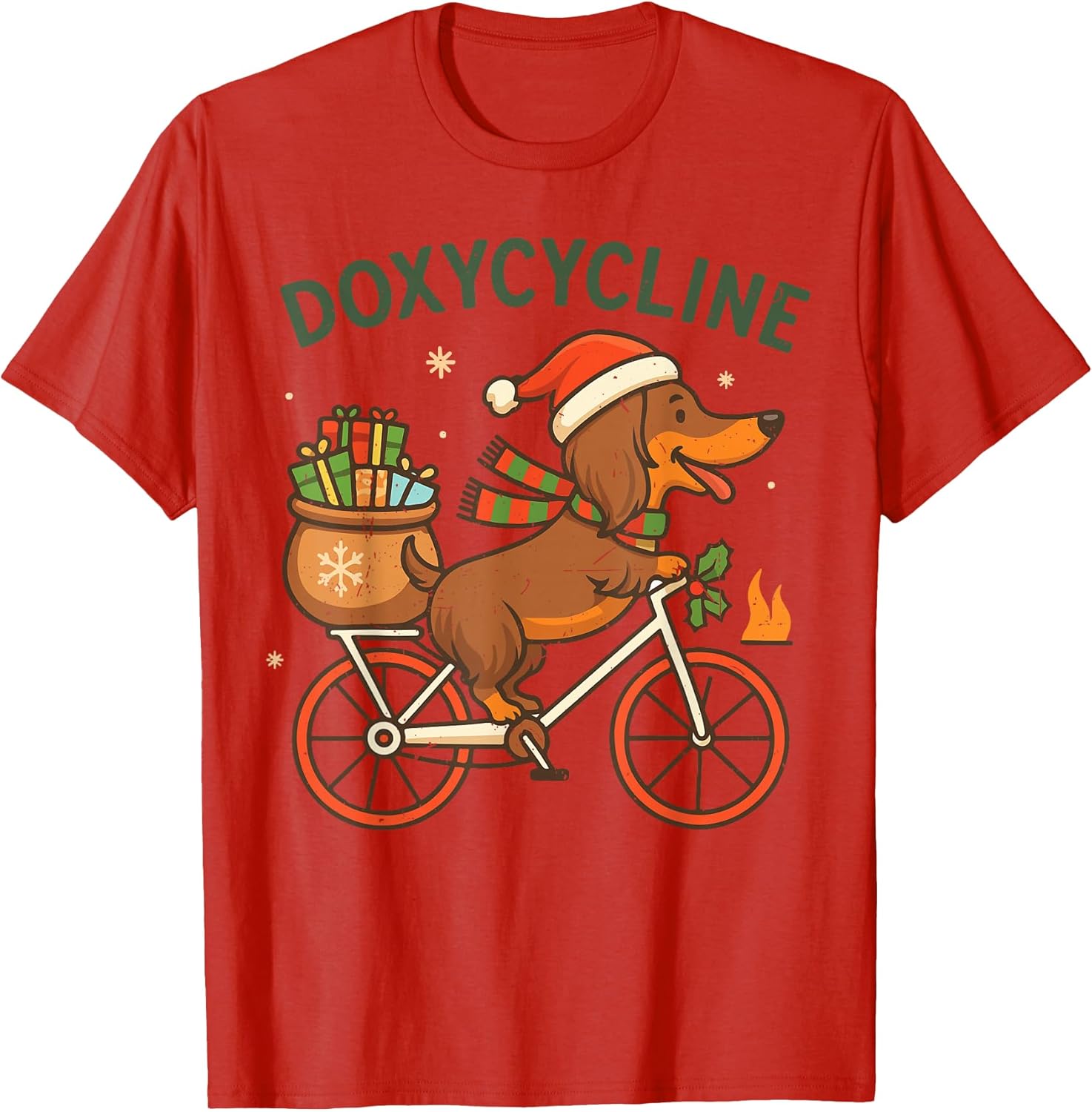 Toddler Doxycycline Long Hair Dachshund Christmas Pajamas