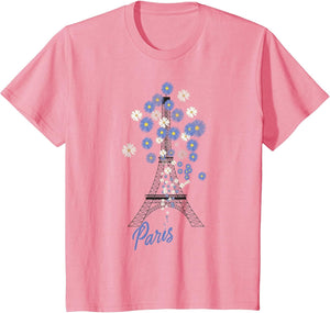 Paris Eiffel Tower France Love Parisian Home Flowers
