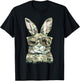 Funny Bunny Glasses Rabbit Happy Easter Camouflage Trendy