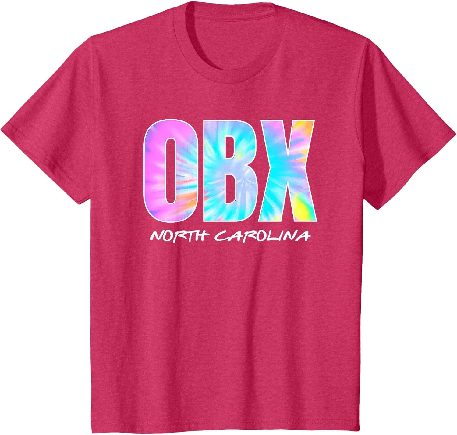 Retro Tie Dye OBX North Carolina Outer Banks Boys Girls