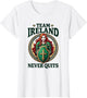 Team Ireland Never Quits Patriotic Design