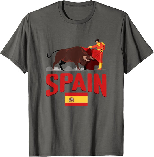 Spain Flag Bull Fighting Spanish