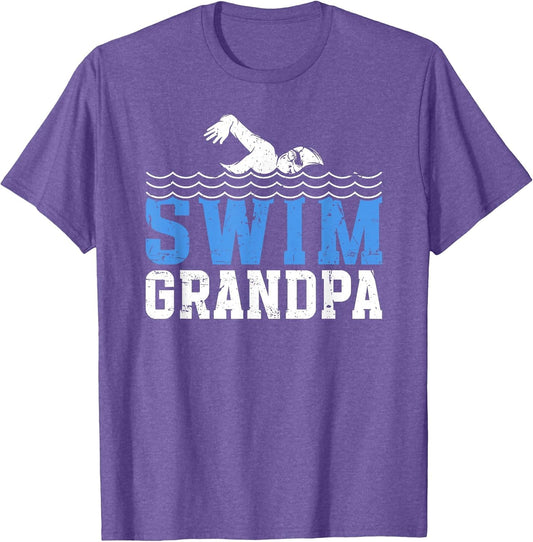 Swim Grandpa of A Swimmer Grandfather Swimming Grandpa