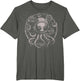 Funny Astronaut Octopus Outer Space UFO Alien Cosmic Horror