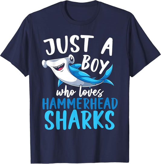 Predator Hammerhead Shark Ocean Animal Lover Boys Hammerhead
