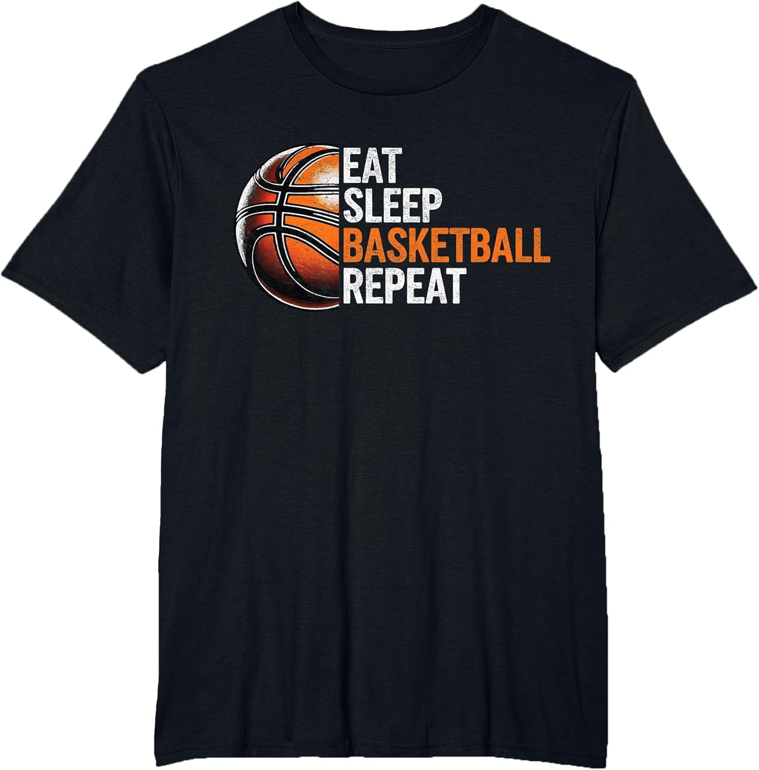 Eat Sleep Basketball Repeat Funny Basketball Coach