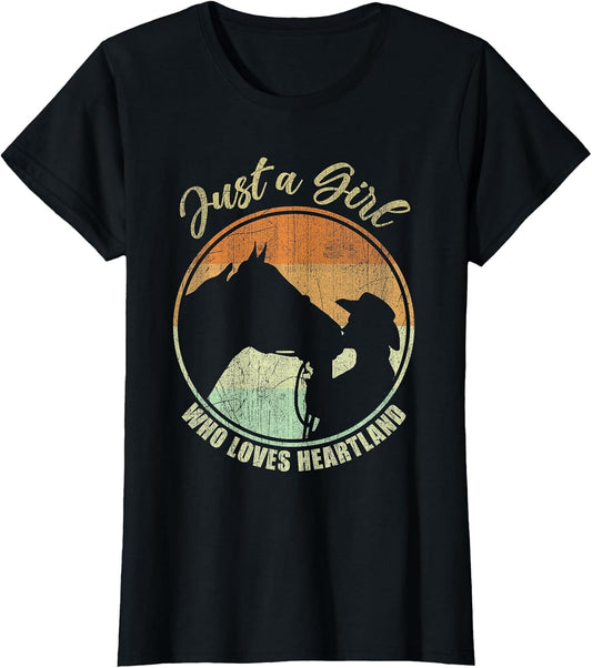 Just A Girl Who Loves Heartland Cowgirl Vintage