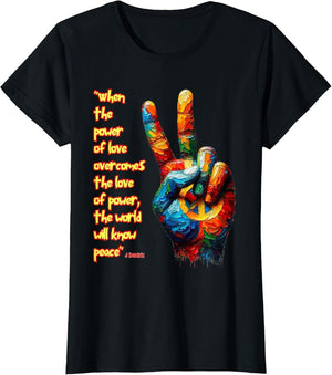 When The Power of Love Overcomes The Love of Power...Peace