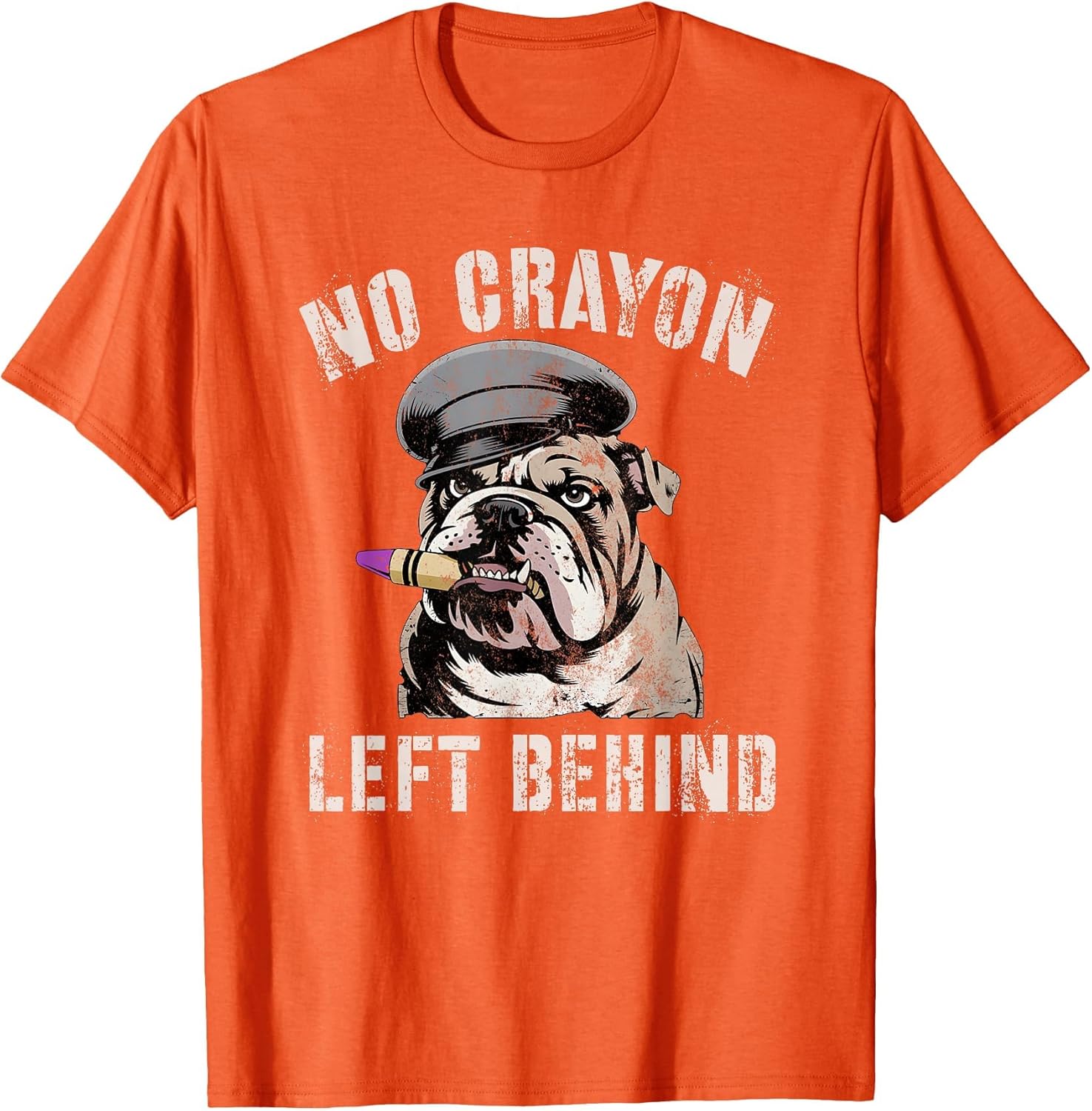 Bulldog No Crayon Left Behind Grunt Team Military My Soldier