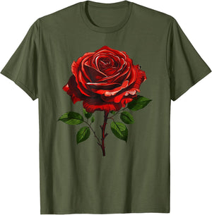 Single Red Rose Flower
