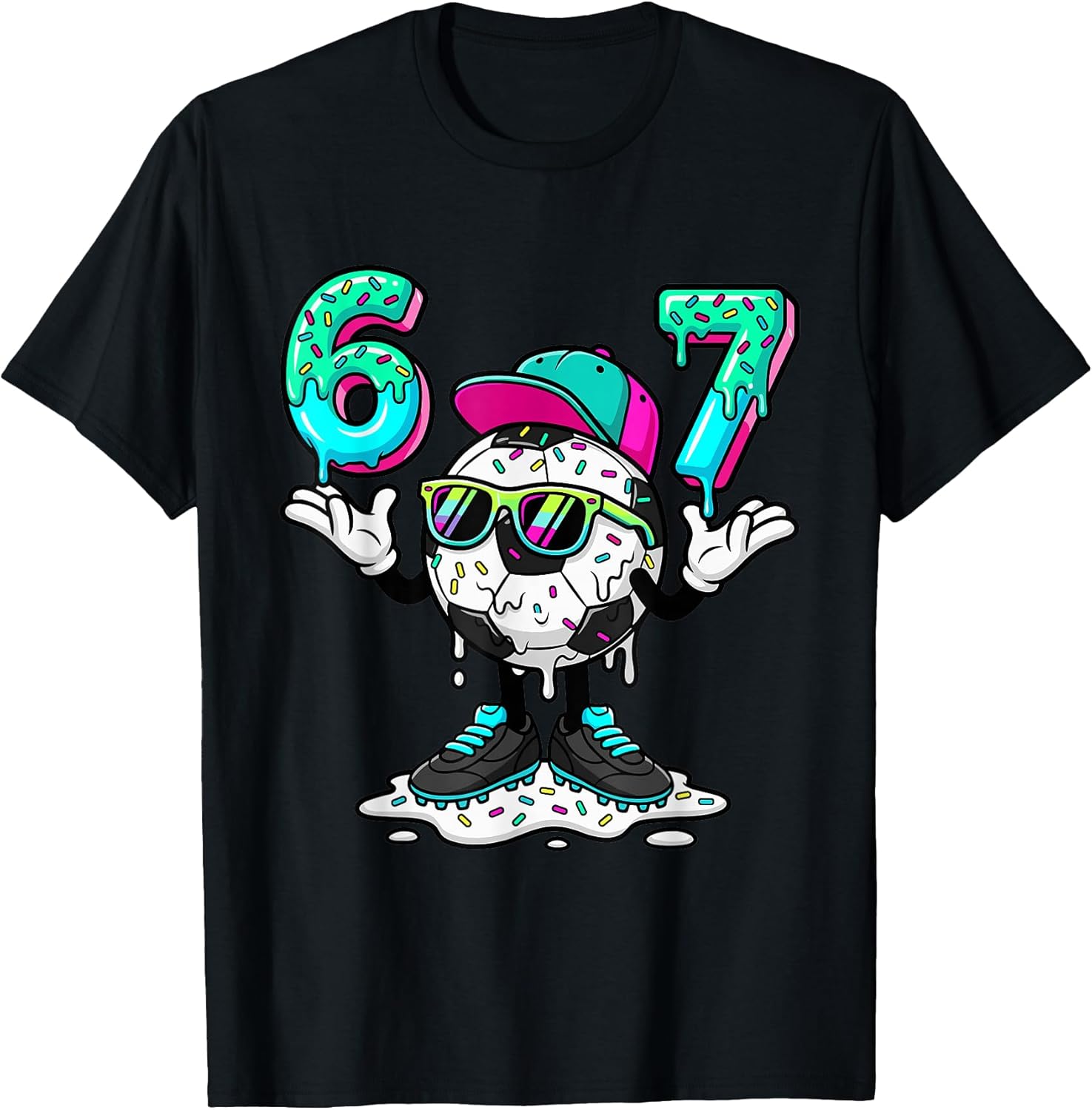 67 Meme Six Seven 6 7 Meme Funny Soccer Drip
