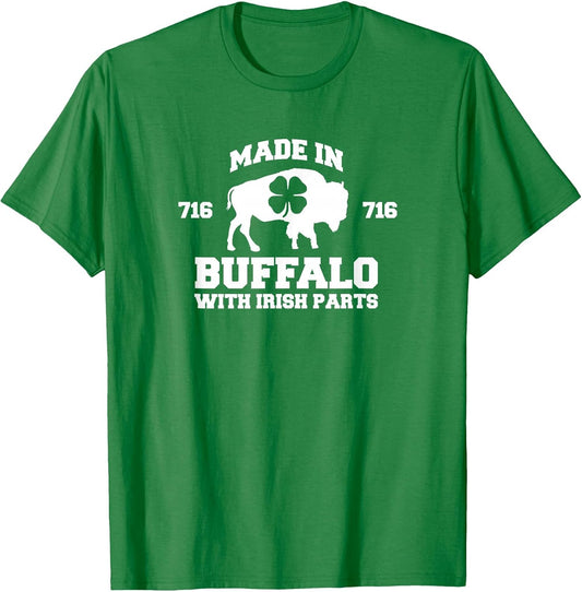 Made in Buffalo with Irish Parts Collegiate Style