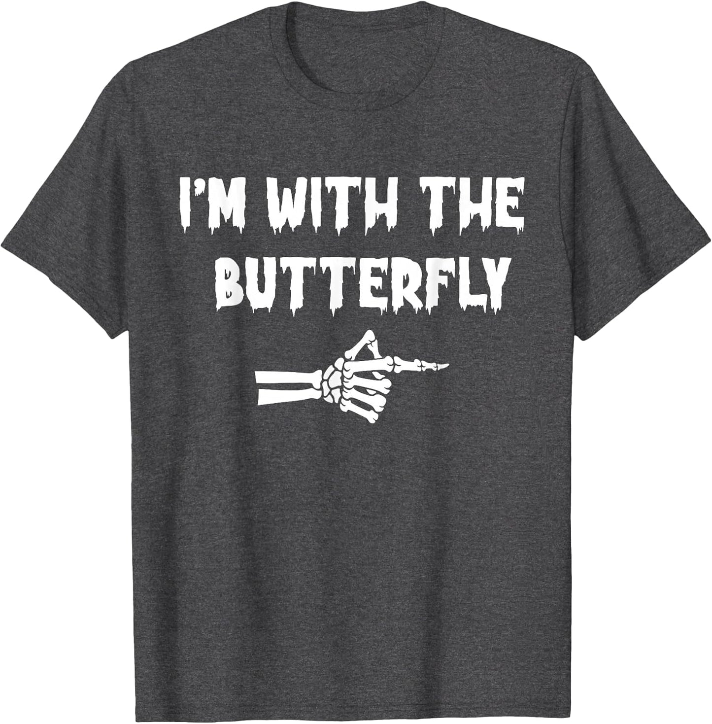 I'm with Butterfly Halloween Costume Party Matching Couples