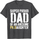Funny PhD Dad Proud Doctorate PH.D Graduate Dad Graduation