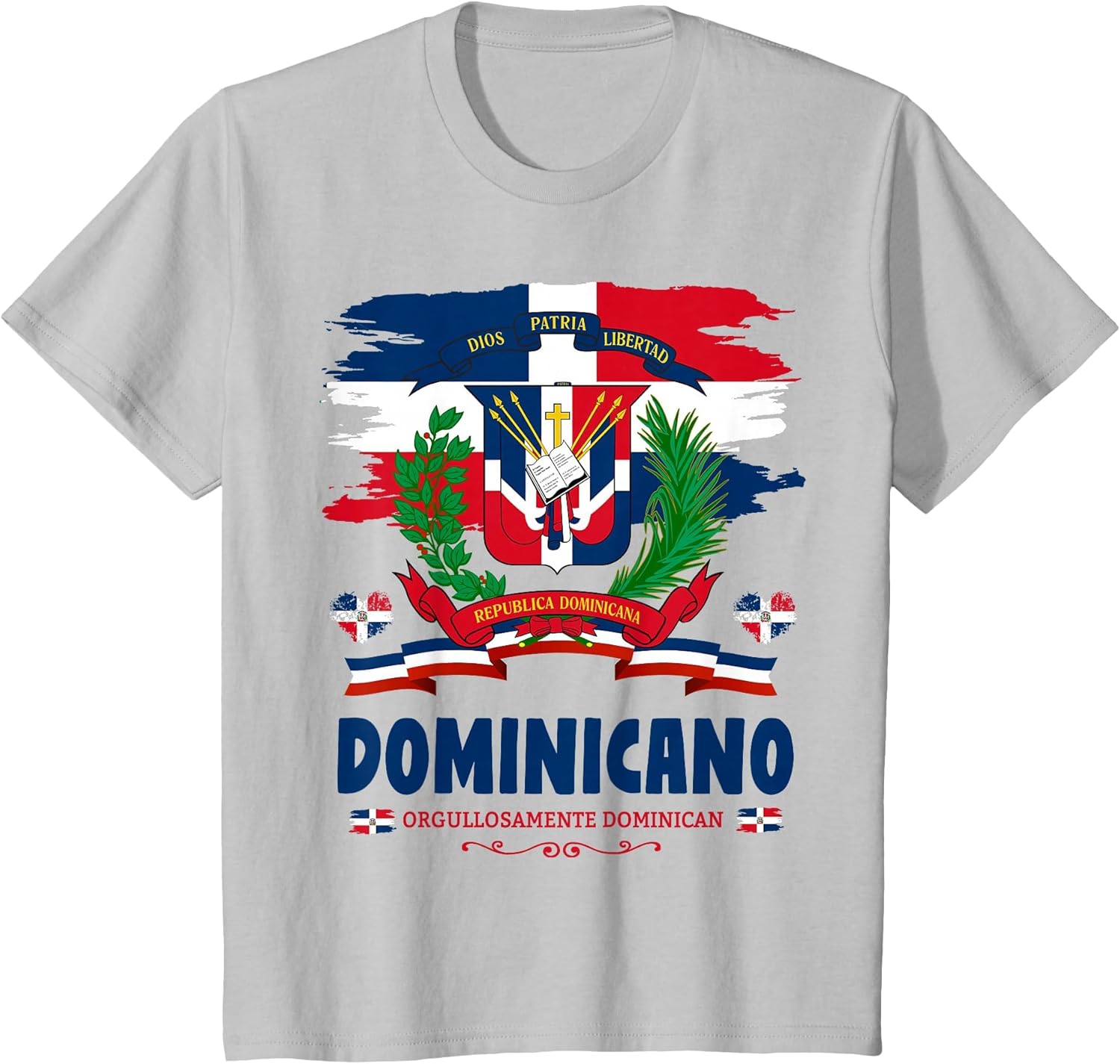 Coat of Arms Republica Dominicana for Kids & Dominican Flag