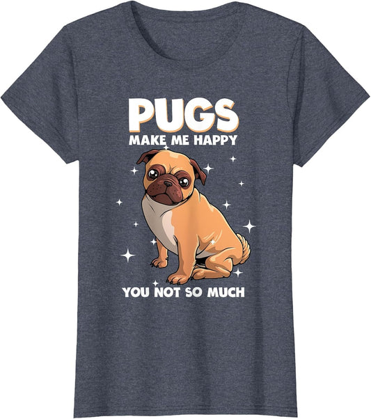 Funny Pug Designs Men Boys Girls Kids Pug Lovers