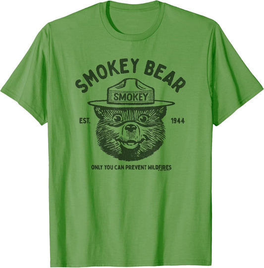 Vintage Smokey Bear Logo Only You Can Prevent Wildfires