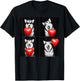 Alaskan Malamute Photobooth Dog Lover Design Valentines