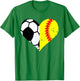 Soccer Softball Heart Funny Soccer Softball Mom