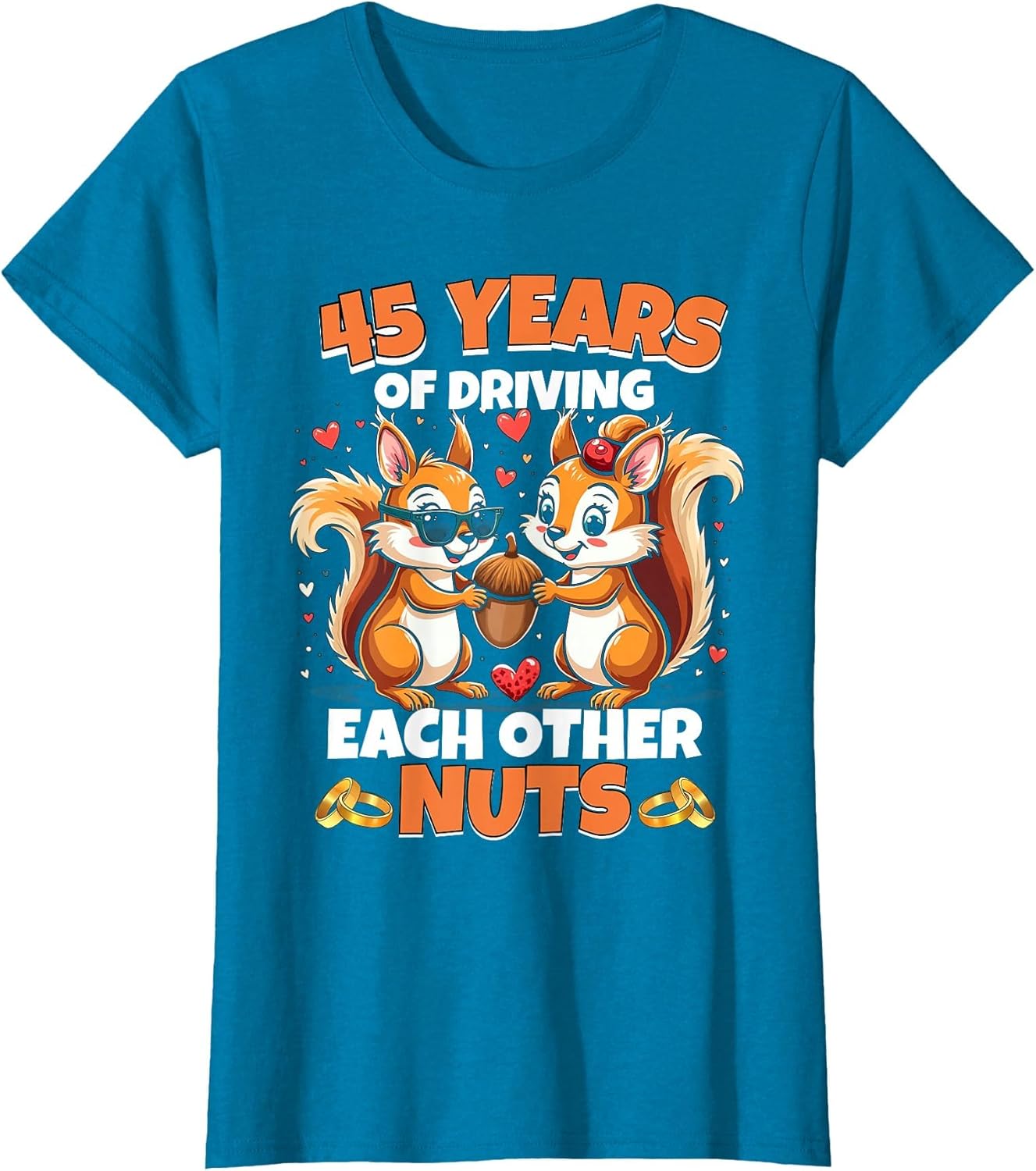 45th Wedding Anniversary 45 Years of Driving Each Other Nuts