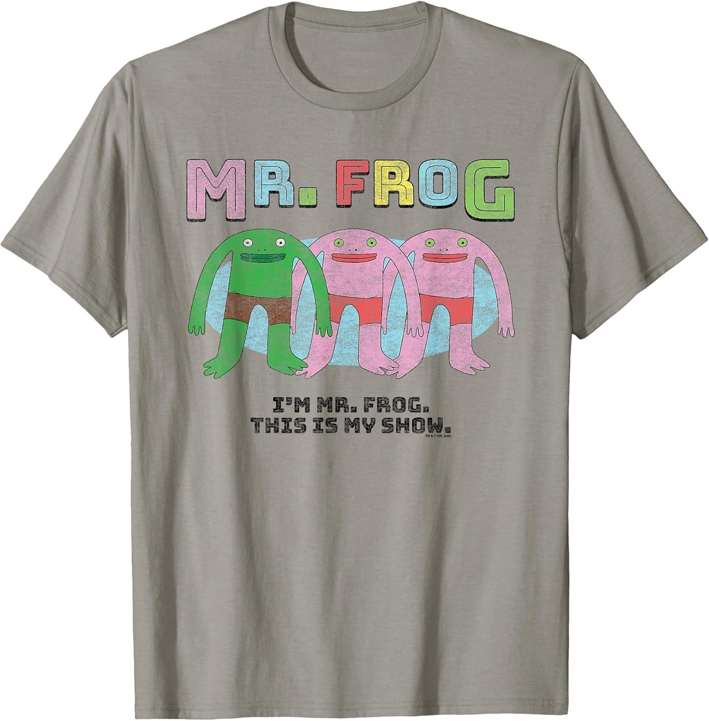 Smiling Friends Colorful Mr. Frog This is My Show Cartoon