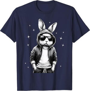 Bunny Face with Sunglasses Rabbit for Boys Men Kids