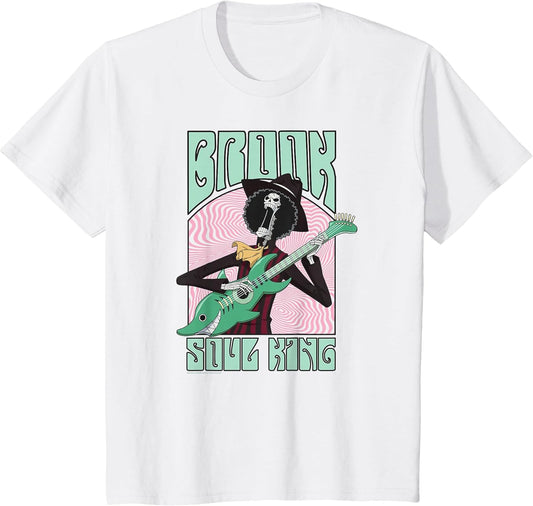 One Piece Anime Soul King Brook Groovy Guitar Concert