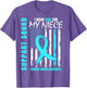 Support Squad I Wear Teal for My Niece Ovarian Cancer Flag