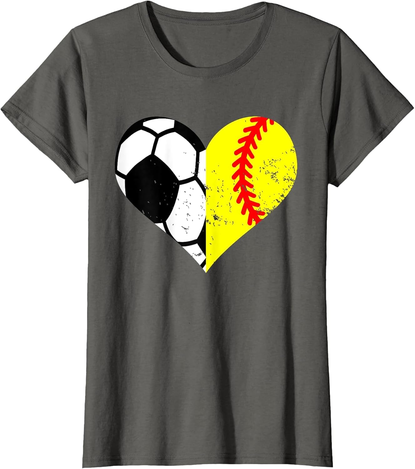 Soccer Softball Heart Funny Soccer Softball Mom