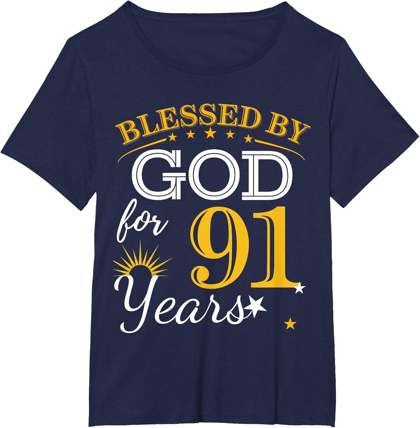Blessed by God for 91 Years Old Grace and Mercy Birthday