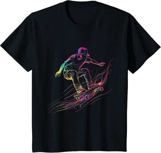 Skateboard Skateboarding Skater Boy Retro
