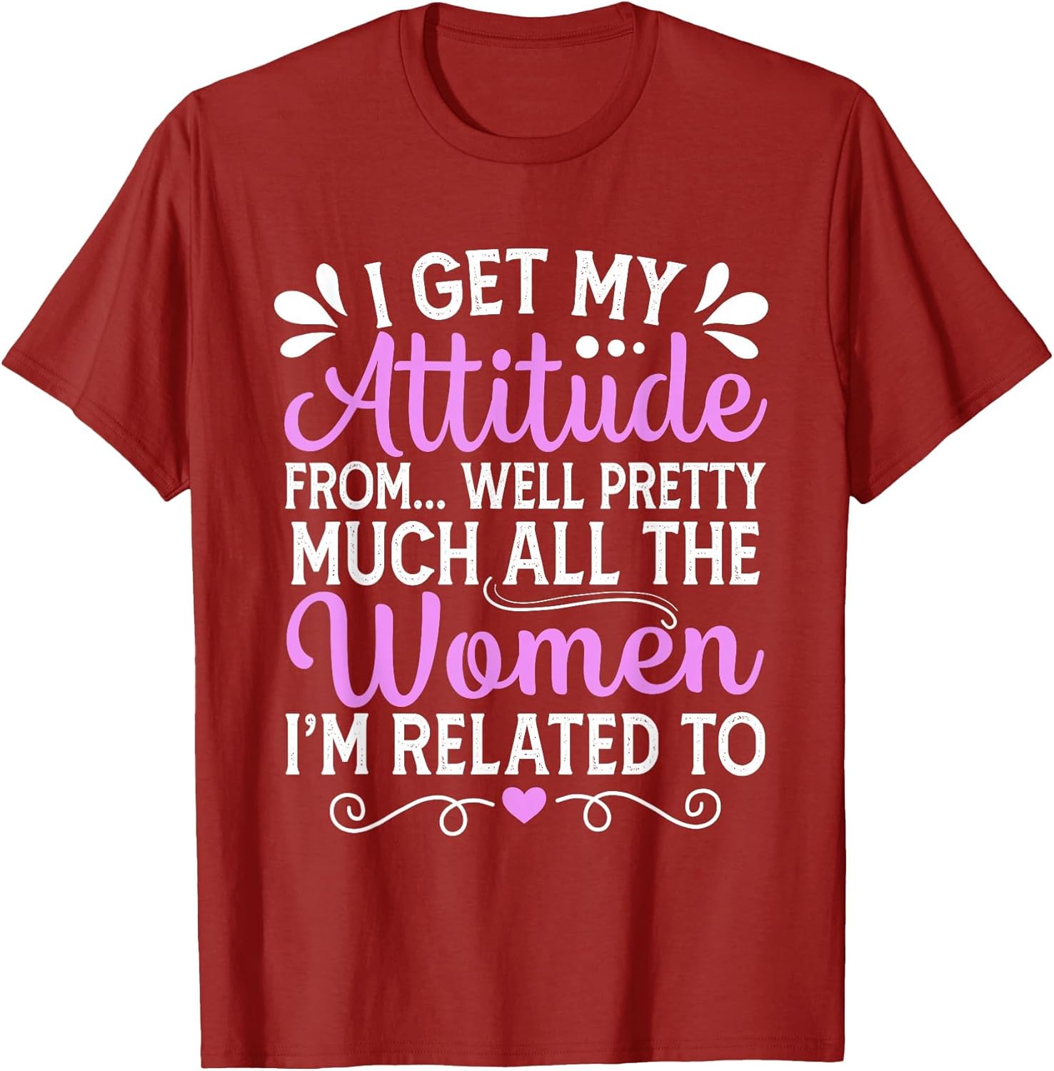 I Get My Attitude from All The Women Mom Sister Aunt Grandma