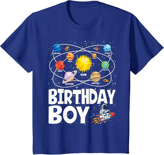 Birthday Boy Space Planets Birthday